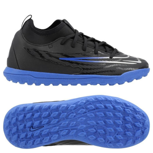 Сороконожки Nike Phantom GX Club DF TF Shadow - Black/Chrome/Hyper Royal Dd9568-040